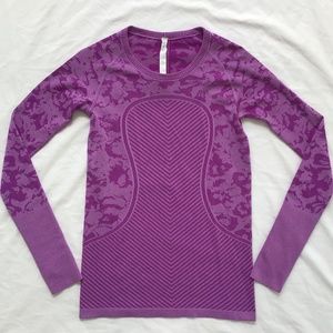 lululemon athletica Purple Long Sleeve Top